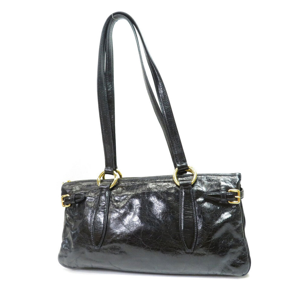Miu Miu Shoulder Bag Logo Calfskin